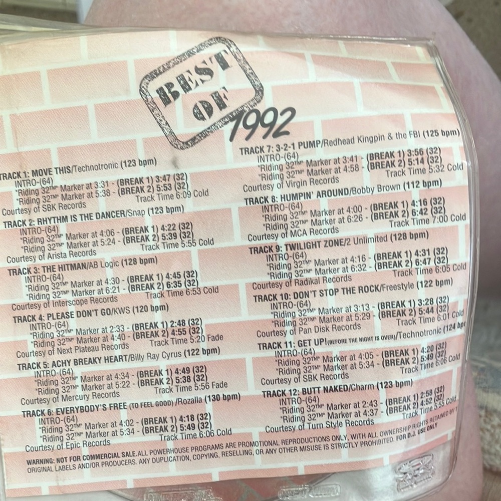 Best of 1992 cd